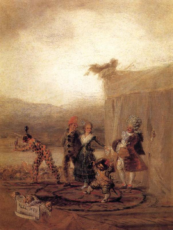 Francisco Goya Strolling Players Sweden oil painting art